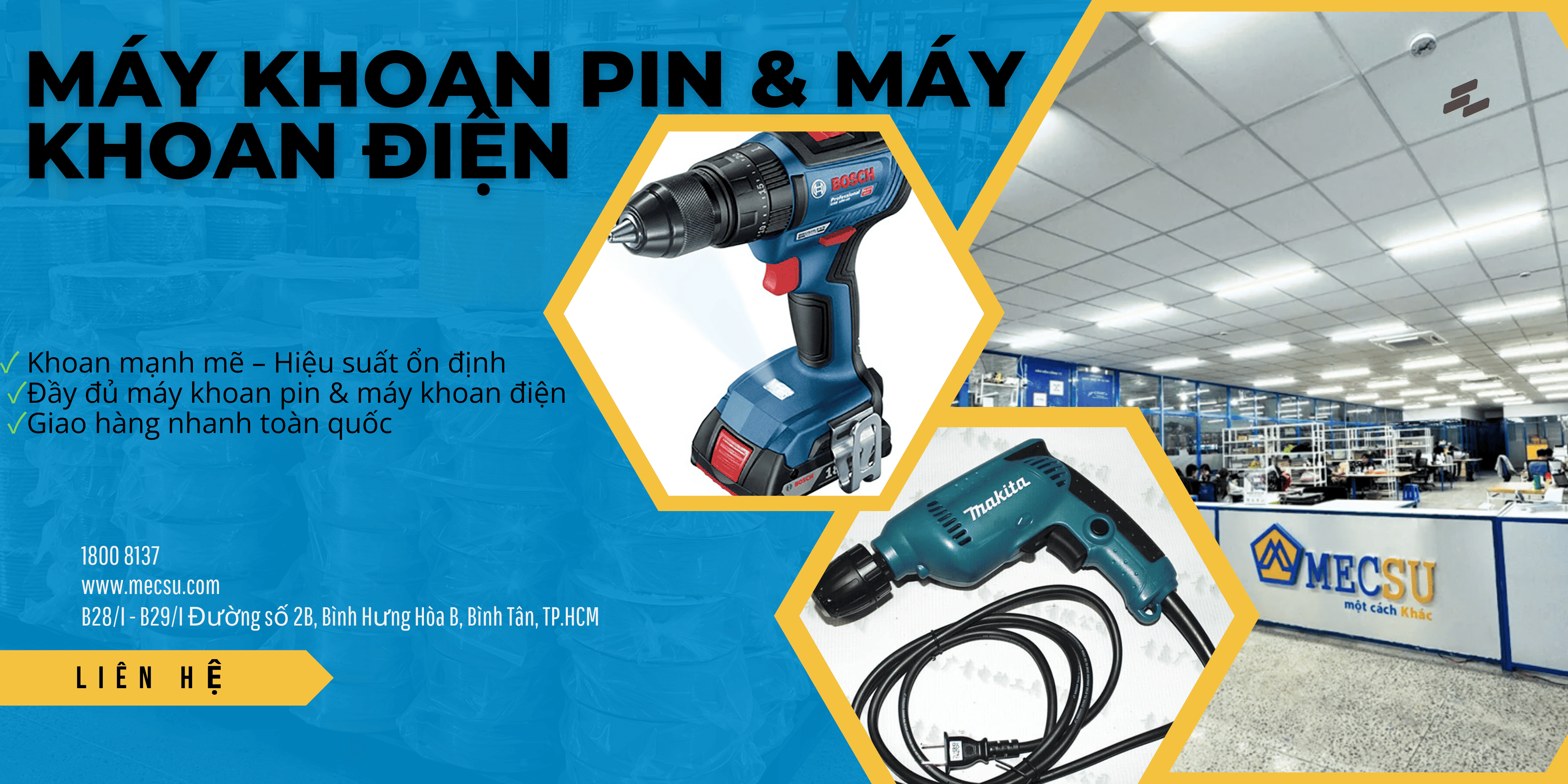 Chọn Máy Khoan Pin hay Máy Khoan Điện Phù Hợp 